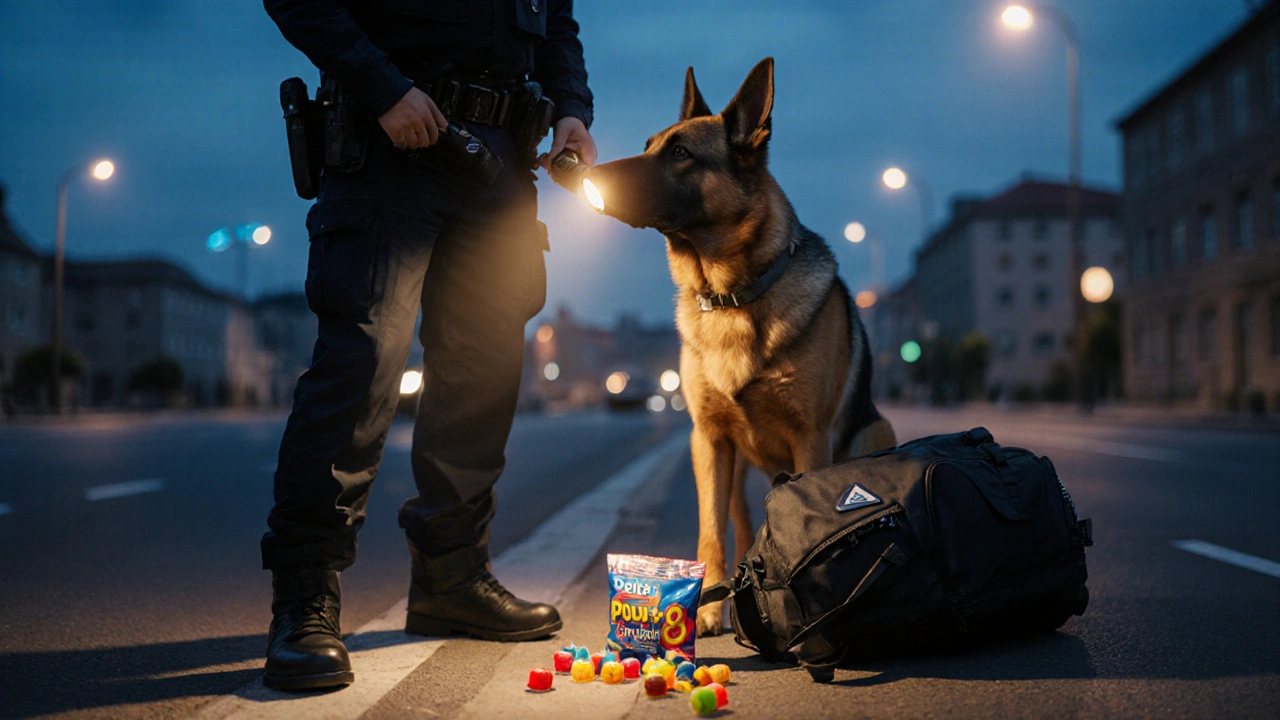 Polizeihunde und Delta‑8‑Gummies: Können sie den Drogengeruch erkennen?