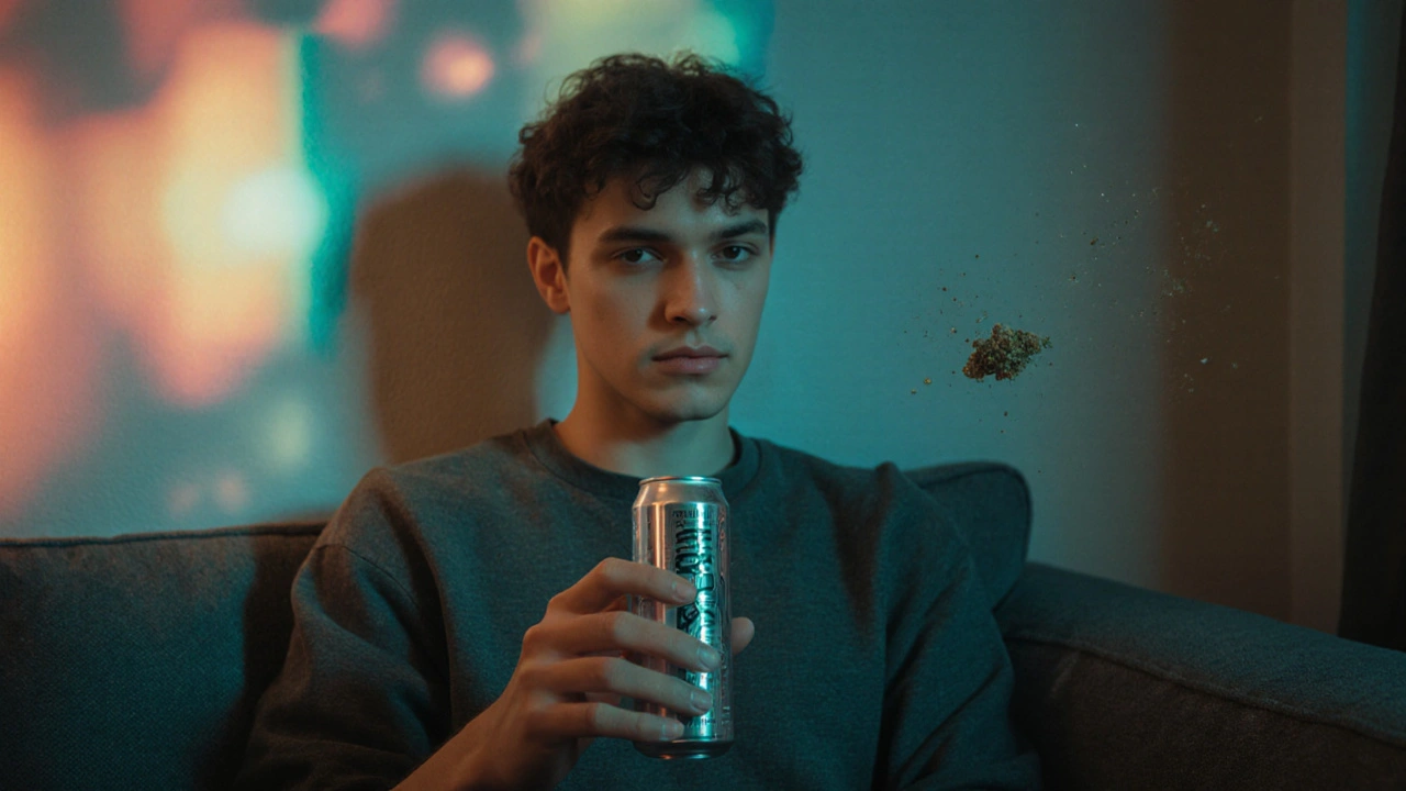 Wie erkennst du, dass du leicht high bist? Signs bei Cannabis-Energy-Drinks