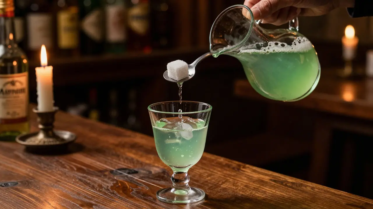 Wie wird Absinth am besten serviert?