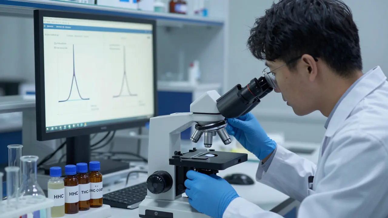 Zeigt HHC auf einem Drogentest an?