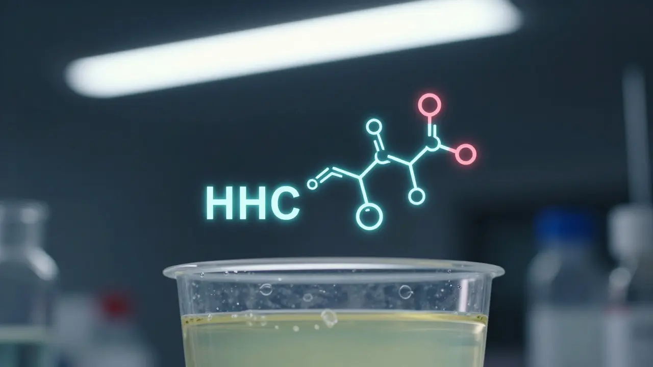 Zeigt HHC einen positiven Test in einem Urin-Drogen-Test an?