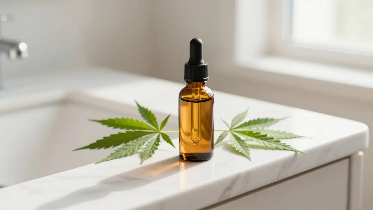 CBD Öl pur im Gesicht: Hilfreich oder Hautrisiko?