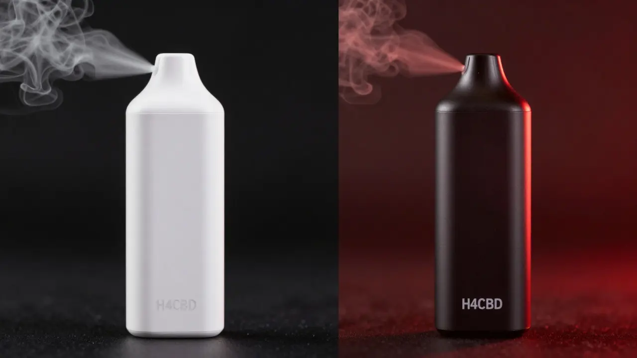 Vergleich reiner CBD-Vapes und kontaminierter H4CBD-Produkte